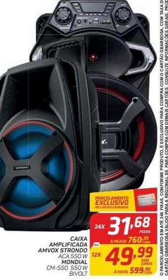 GBarbosa Caixa amplificada amvox strondo oferta