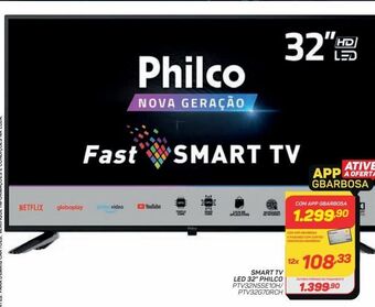 GBarbosa Smart tv led 32" philco oferta