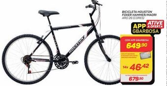 GBarbosa Bicicleta houston foxer hammer/maori oferta