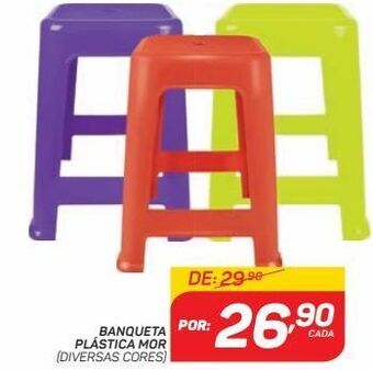 GBarbosa Banqueta plástica mor oferta