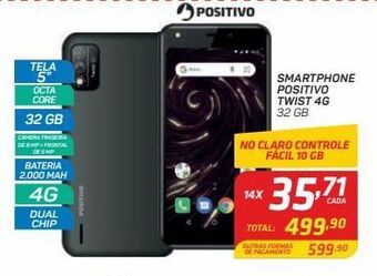 GBarbosa Smartphone positivo twist 4g 32 gb oferta