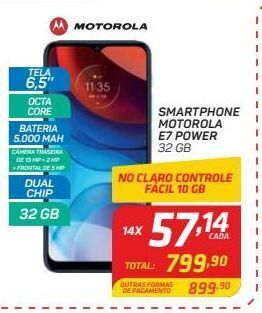 GBarbosa Smartphone motorola e7 power 32 gb oferta