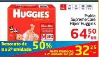 Tenda Atacado Fralda supreme care hiper huggies oferta