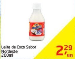 Tenda Atacado Leite de coco nordeste 200ml oferta