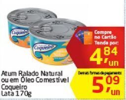 Tenda Atacado Atum ralado coqueiro 170g oferta