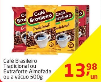 Tenda Atacado Café brasileiro tradicional ou extraforte 500g oferta