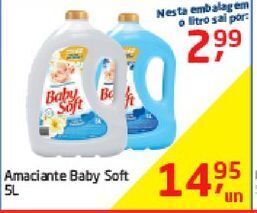 Tenda Atacado Amaciante baby soft 5l oferta