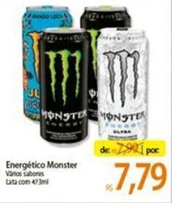 Atacadão Energetico Monster 473ml oferta