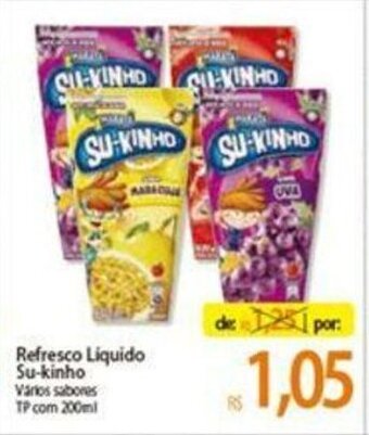 Atacadão Refresco Liquido Su-kinho 200ml oferta