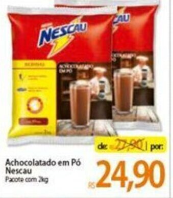 Atacadão Achocolatado em po Nescau 2kg oferta