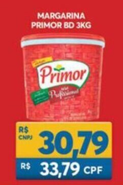 Margarina Primor BD 3kg