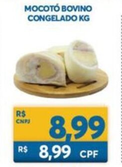 Atacadão Centro Sul Mocoto Bovino Congelado 1kg oferta