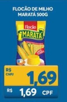 Atacadão Centro Sul Flocao de Milho Marata 500g oferta