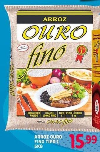 Arroz Ouro Fino tipo 1 5kg