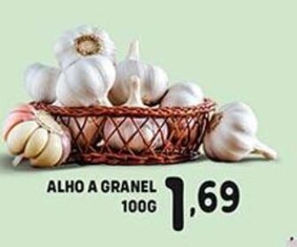 Bom Dia Alho a granel 100g oferta