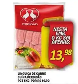 Linguica de carne Suina Perdigao pct 5kg