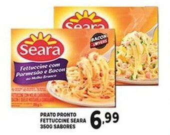 Bom Dia Prato Pronto Fettuccine Seara 350g sabores oferta