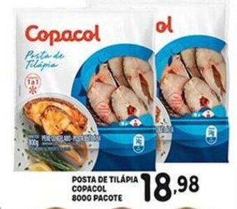 Bom Dia Posta de Tilapia Copacol 800g pacote oferta