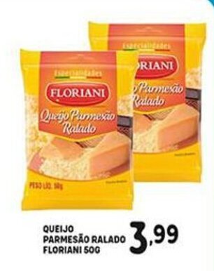 Queijo Parmesao ralado Floriani 500g oferta na Bom Dia Queijo Parmesao ralado Floriani 500g oferta na Bom Dia