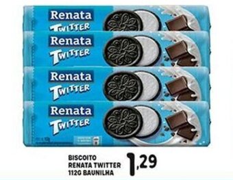 Bom Dia Biscoito Renata Twitter 112g Baunilha oferta