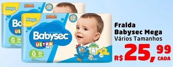 Fralda BabySec Mega