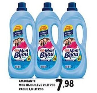 Amaciante Mon Bijou Leve 2L pague 1.8L
