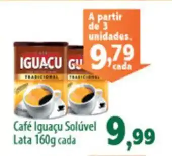 Cafe Iguacu Soluvel Lata 160g cada