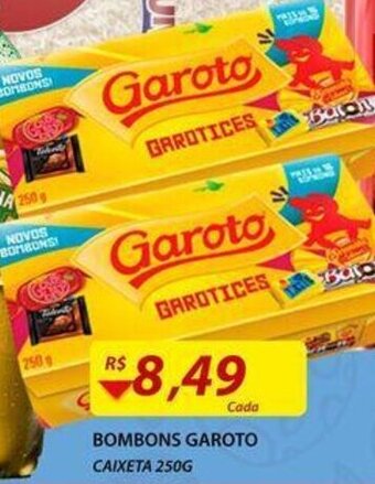 Assaí Atacadista Bombons Garoto 250g oferta