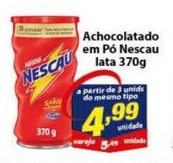Vencedor Atacadista Achocolatado em po Nescau lata 370g oferta