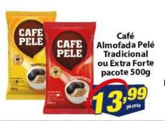 Vencedor Atacadista Cafe Almofada Pele Tradicional ou Extra Forte pacote 500g oferta