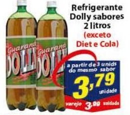 Vencedor Atacadista Refrigerante Dolly sabores 2L oferta