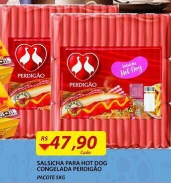 Assaí Atacadista Salsicha Para Hot Dog Congelada Perdigao 1kg oferta