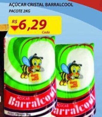 Assaí Atacadista Acucar Cristal Barralcool 2kg oferta