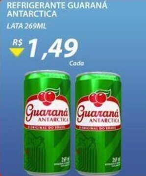 Refrigerante Guarana Antarctica 269ml
