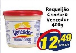 Vencedor Atacadista Requeijao cremoso Vencedor 400g oferta