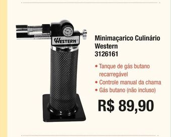 Minimaçarico culinário western