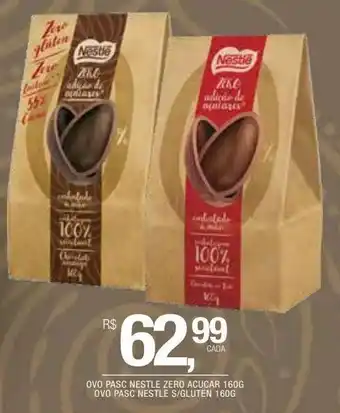 DB Supermercados Ovo de páscoa nestlé zero açúcar 160g oferta
