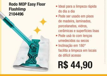 Multicoisas Rodo mop easy floor flashlimp oferta