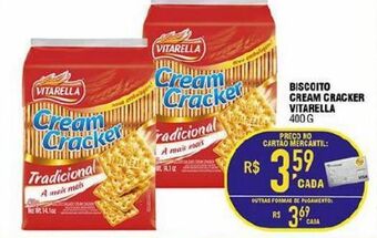 Mercantil Rodrigues Biscoitos cream cracker oferta