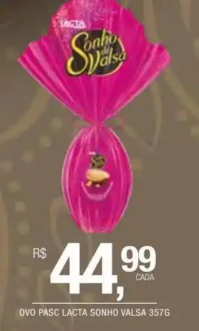Ovo de páscoa sonho de valsa 357g