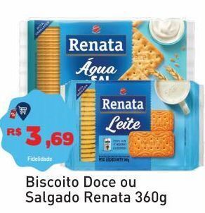 Tonin Superatacado Biscoito doce ou salgado renata 360g oferta