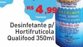 Tonin Superatacado Desinfetante p/ hortifruticola qualifood 350ml oferta