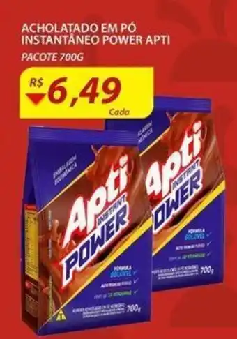 Assaí Atacadista Achocolatado em po Instantaneo Power Apti 700g oferta