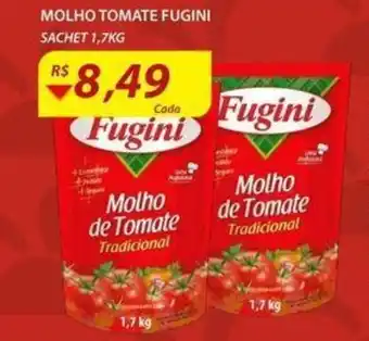 Assaí Atacadista Molho Tomate Fugini sache 1.7kg oferta