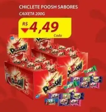 Chiclete Poosh Sabores 200g