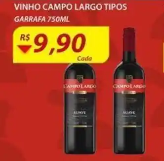 Assaí Atacadista Vinho Campo Largo 750ml oferta