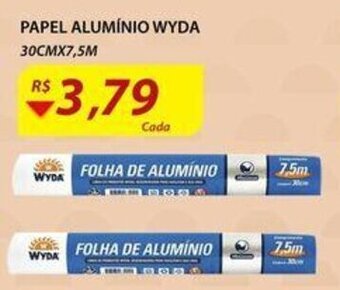 Assaí Atacadista Papel Aluminio Wyda 30cmx7.5m oferta