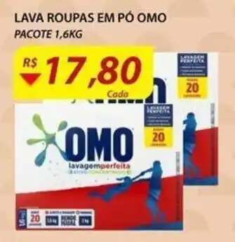 Assaí Atacadista Lava roupas em po Omo 1.6kg oferta
