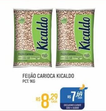 Supermercado Guará Feijao Carioca Kicaldo pct 1kg oferta