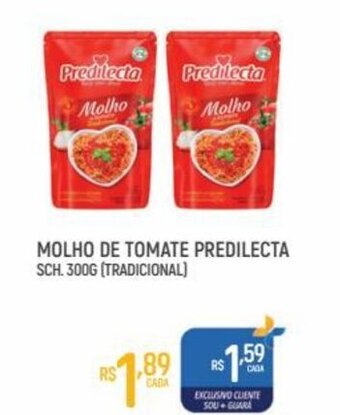 Supermercado Guará Molho de Tomate Predilecta sch 300g oferta